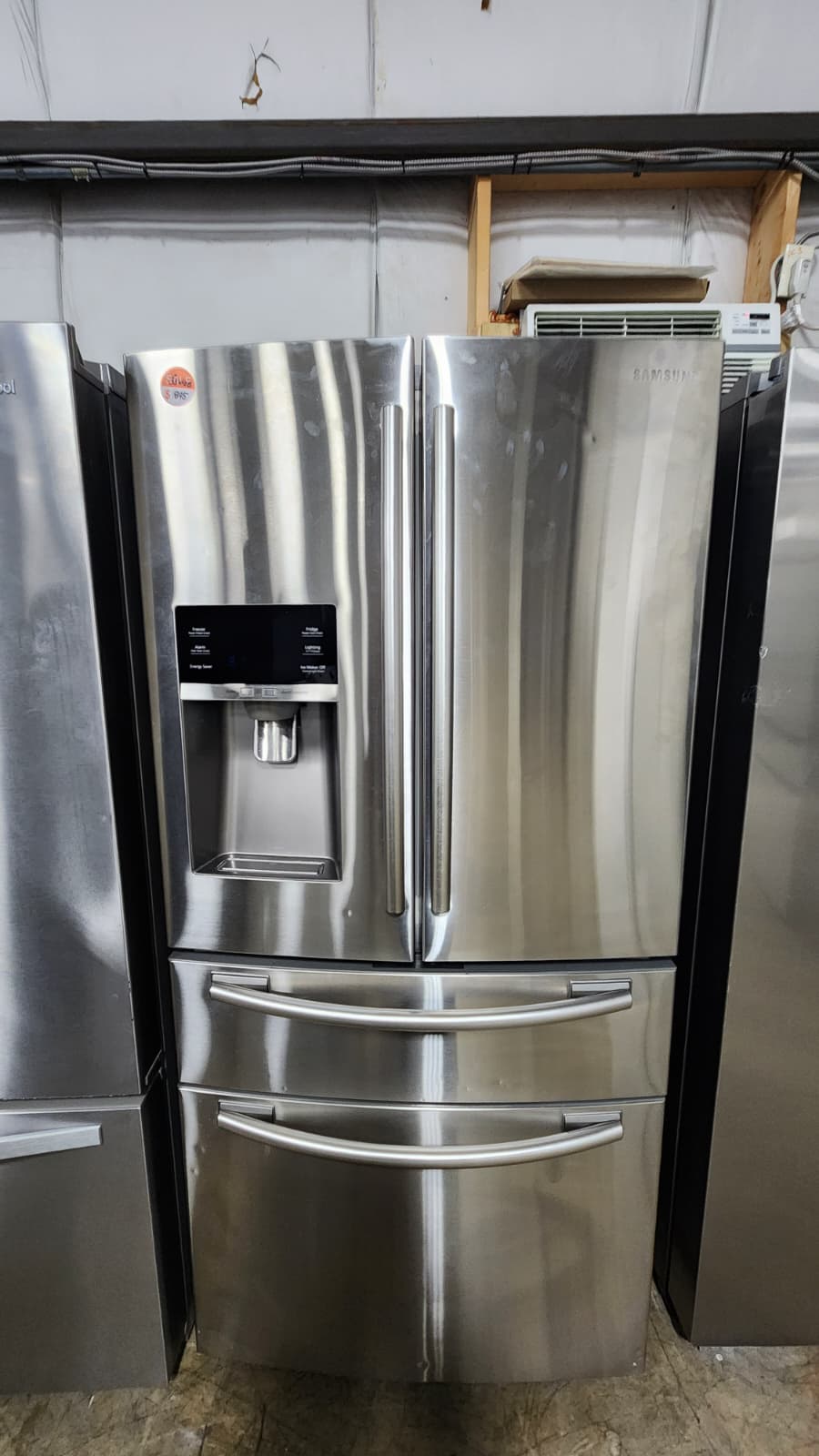 Samsung RF25HMEDBSR French Door, Flex-Zone, Ice Maker Fridge- Stainless Steel - Image 2