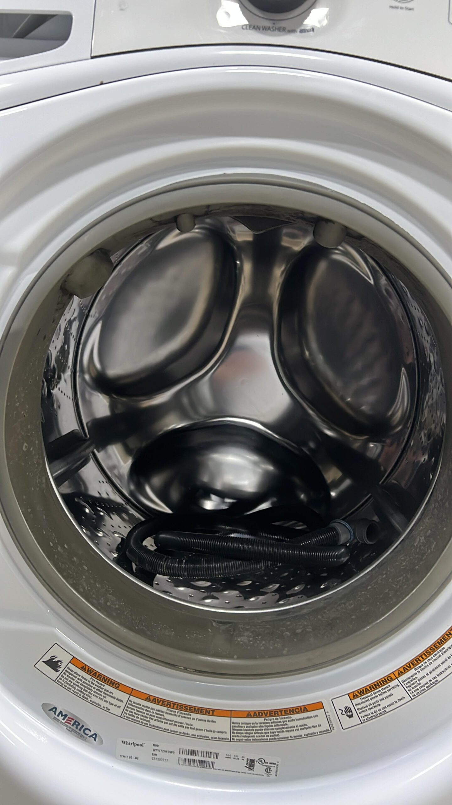Whirlpool WED75HEFW,WFW72HEDW 27" Dryer & Washer Set